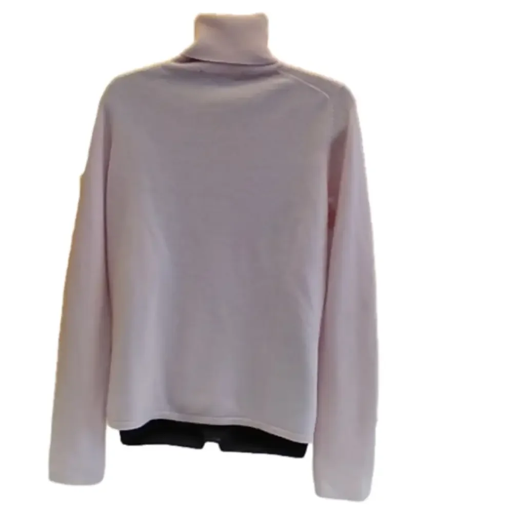 Luxe 100% Cashmere Women's Shell Pink Sweater Sz M - Picture 4 of 12